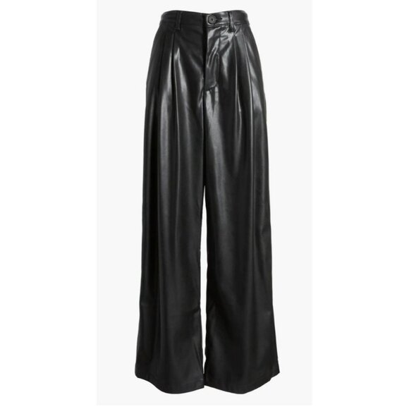 Blank NYC Faux Leather Black Pants Size 30 NWT - Picture 4 of 9
